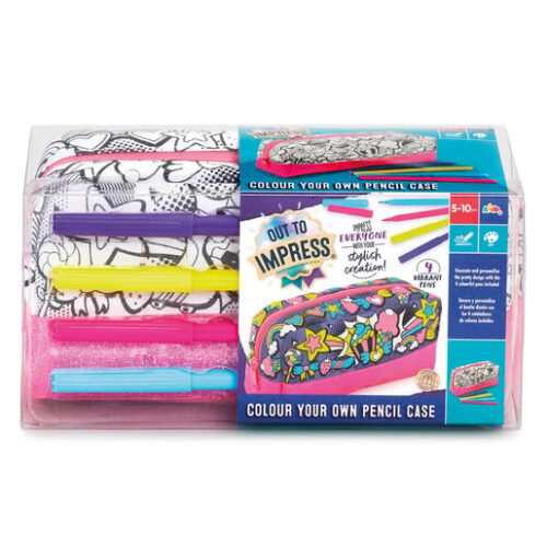 Out to Impress Colour Your Own Pencil Case Craft Set