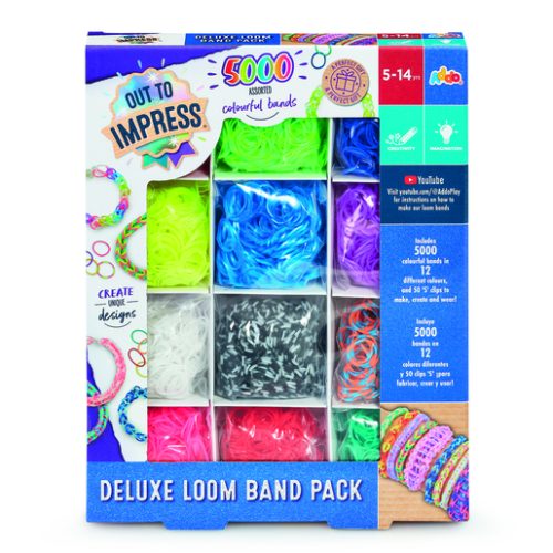 Out to Impress Deluxe Loom Band Pack – Bright