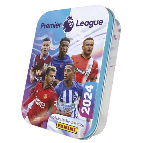 Panini Premier League 2024 Sticker Collection Pocket Tin (Styles Vary)