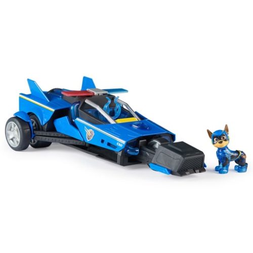 Paw Patrol The Mighty Movie – Chase Mighty Transforming Cruiser Deluxe Vehicle and Figure