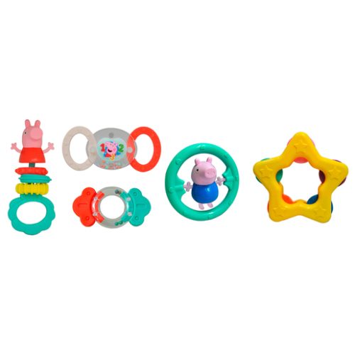Peppa Pig Baby Rattle and Teething Set