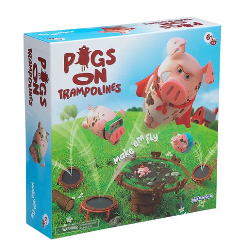 Pigs on Trampolines Game