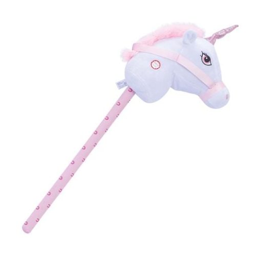 Pitter Patter Pets Giddy Up 68cm Hobby Horse – White Unicorn