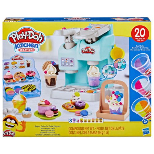 Play-Doh Kitchen Creations Super Colourful Café Dough Playset