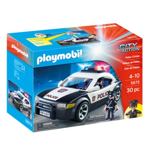 Playmobil 5673 City Action Police Cruiser Construction Set