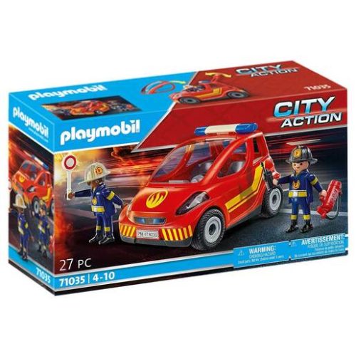 Playmobil 71035 City Action Fire Car Construction Set