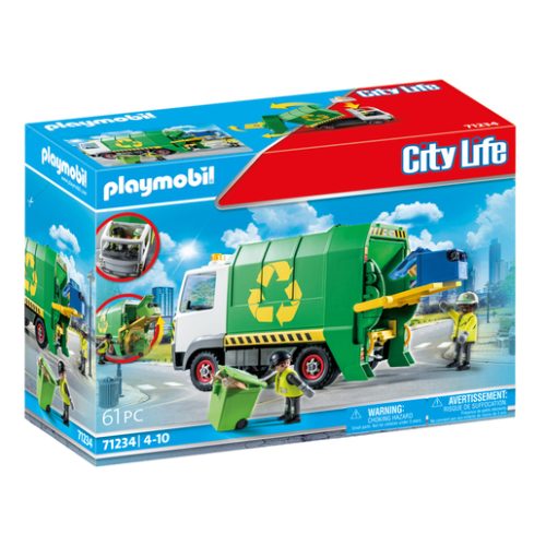 Playmobil 71234 City Life Recycling Truck Construction Set