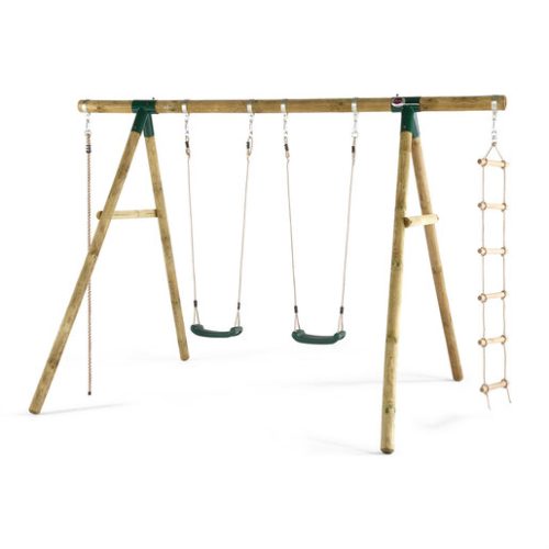 Plum Gibbon Wooden Swing Set