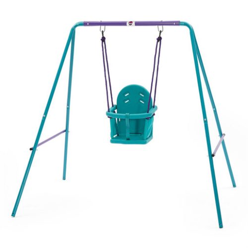 Plum Metal 2 in 1 Swing Set
