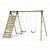 Plum Uakari Wooden Garden Swing and Climbing Frame