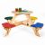 Plum Wooden Circular Picnic Table and Seats