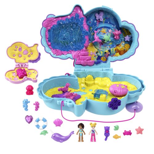 Polly Pocket Daddy & Me Seahorse Purse Playset