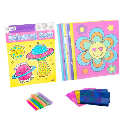 Project Craft Sand & Foil Picture Art Colouring Set