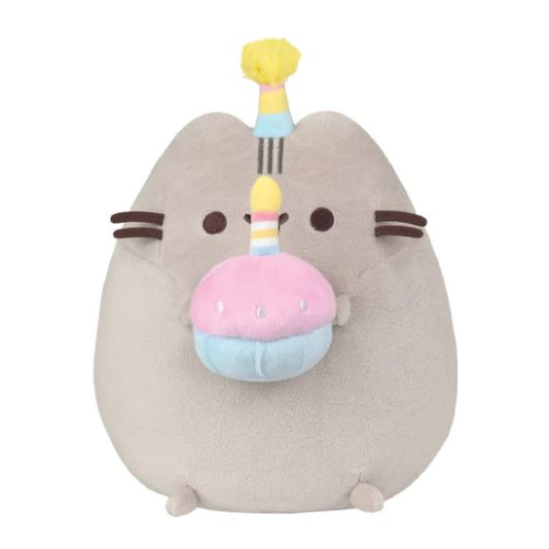 Pusheen with Birthday Cake 24cm Soft Toy