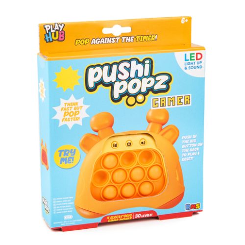 Pushi Popz Gamer LED Light-Up Fidget Game – Giraffe