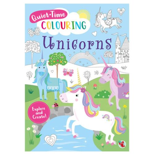 Quiet Time Colouring Book – Unicorns