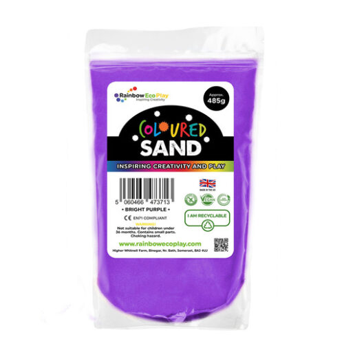 Rainbow Eco Play: Bright Sand Pouch 485G – Purple