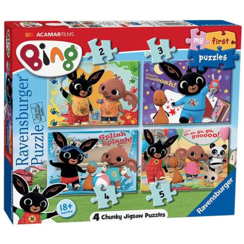 Ravensburger 4 in a Box Jigsaw Puzzles – Bing Bunny