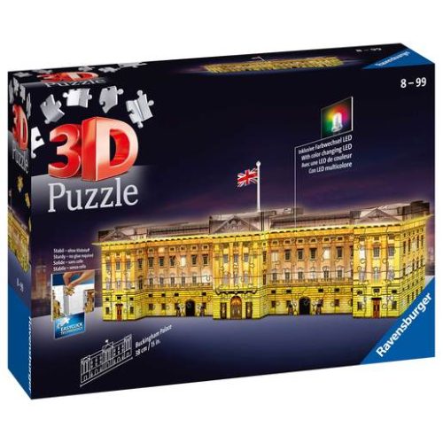 Ravensburger Buckingham Palace – Night Edition 3D Jigsaw Puzzle – 216pc