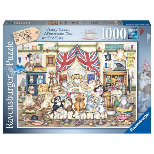 “Ravensburger Crazy Cats, Afternoon at Tiddles 1000 Piece Puzzle”