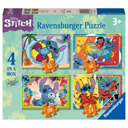Ravensburger Disney Stitch 4 in a Box Stitch Puzzles