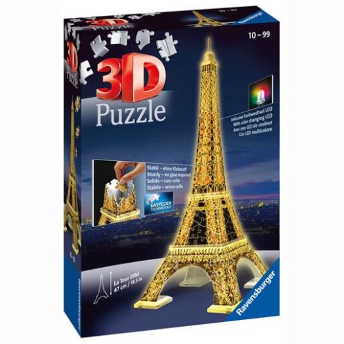 Ravensburger Night Edition Eiffel Tower with Lights