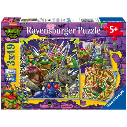 Ravensburger Teenage Mutant Ninja Turtles 3 x 49-Piece Puzzles