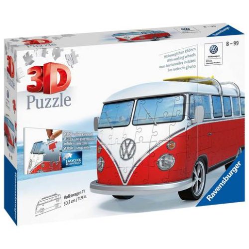 Ravensburger VW T1 Camper Van 3D Jigsaw Puzzle – 162pc