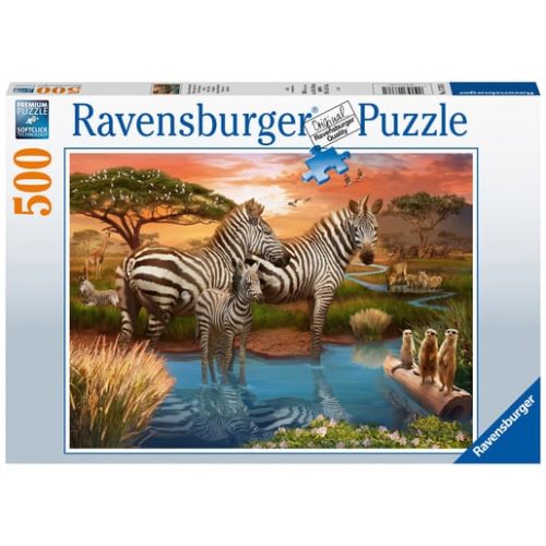Ravensburger Zebra’s at the Waterhole 500 Piece Puzzle