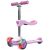 Razor Rollie Pink Light Up 3 Wheeled Scooter