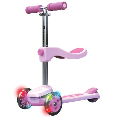 Razor Rollie Pink Light Up 3 Wheeled Scooter