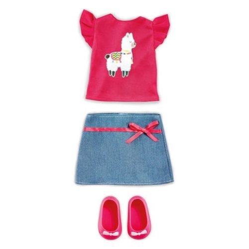 #Rfriends No Prob-Llama Top & Skirt – Pink