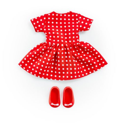 #Rfriends Polka Dot Dress – Red