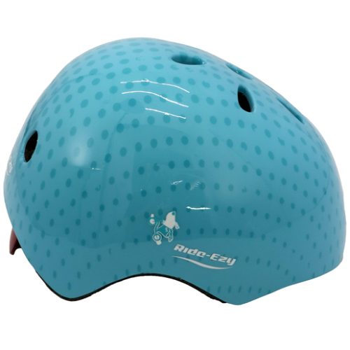 Ride-ezy Hector Kingfisher Blue Light Up 48-53cm Safety Helmet