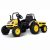 Ride On Electric Tractor Trailer Yellow