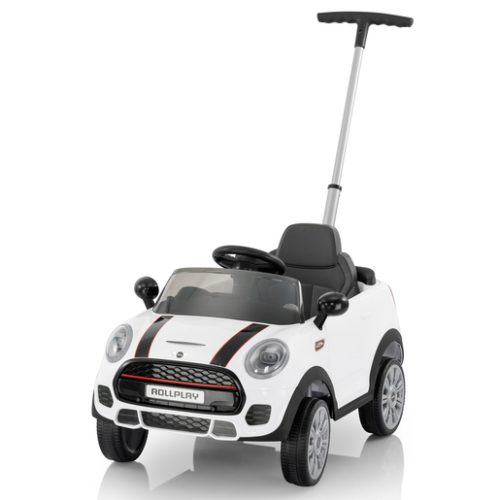 Rollplay Mini Cooper White Push Along Ride On Car