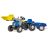 Rolly Kid New Holland Ride-On Tractor with Frontloader & Trailer