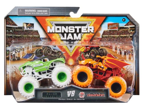 Monster Jam, Official Alien Invasion Vs. Bakugan Dragonoid Die-Cast Monster Trucks, 1:64 Scale