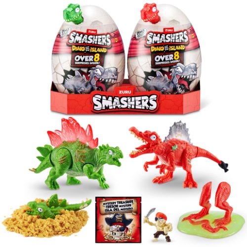 Smashers Dino Island Egg 2 Pack by ZURU (Styles Vary)