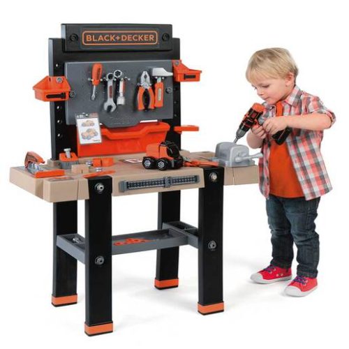 Smoby Black + Decker Bricolo Center Ultimate Workbench and DIY Roleplay Accessories