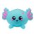 Smooshzees Luvzeez Noodle the Green Axolotl 11cm Stretchy Soft Toy
