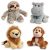 Snuggle Buddies Jungle Baby 15cm Soft Toy (Styles Vary)
