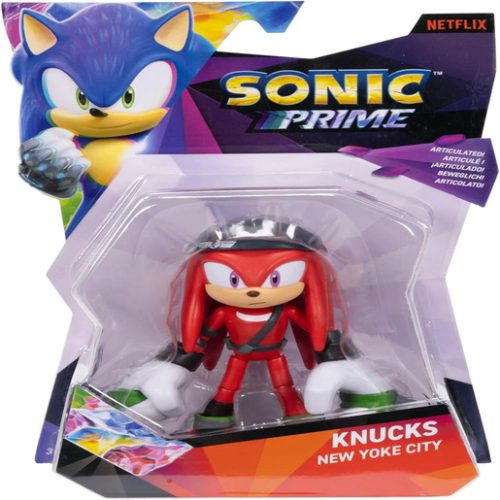 Sonic Prime Renegade Knuckles 5” Posable Figure