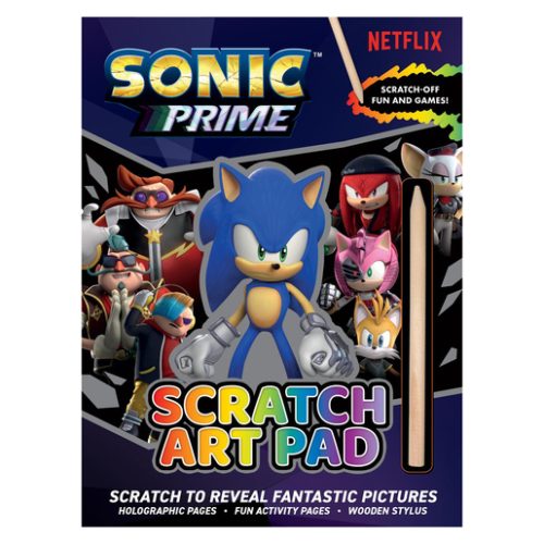 Sonic Prime Scratch Art Pad