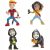 Spy Ninjas 3′ Collectible Figures 4 Pack (Styles Vary)