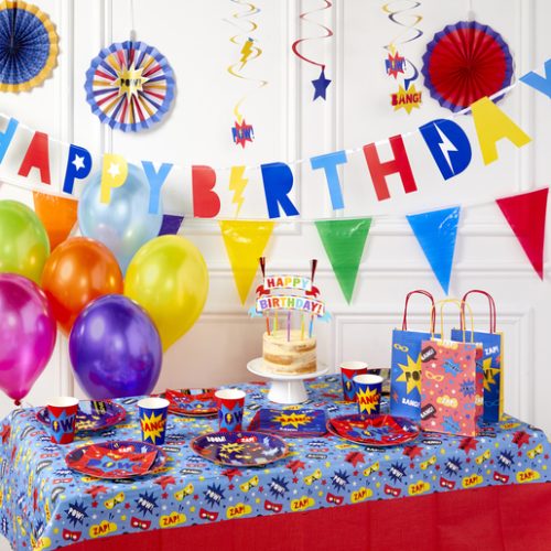 Superhero Mega Party Kit – 123 Pieces