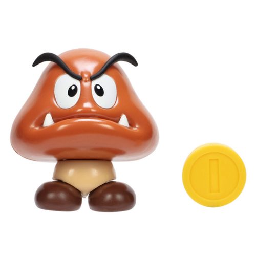 Super Mario – Goomba with Coin 10cm Figure