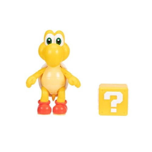 Super Mario 4′ Figure – Red Koopa Troopa with Question Block