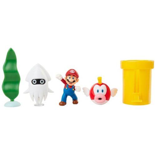 Super Mario Underwater Diorama Playset