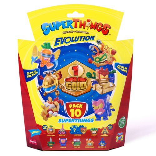 SuperThings Rivals of Kaboom – Evolution SuperThings Figures 10 Pack (Styles Vary)